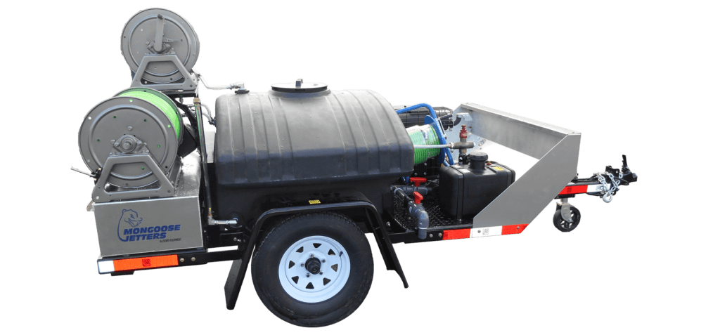 Model 123 Sewer Cleaner, Sewer Cleaner Trailer, Mongoose Jetters