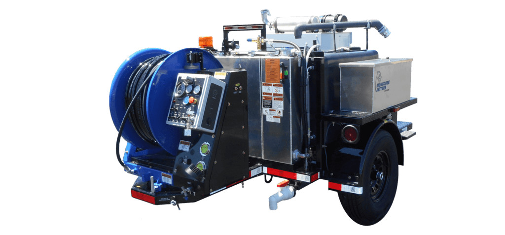 Mongoose Jetters, sewer jet Trailer, Model 254, sewer jet