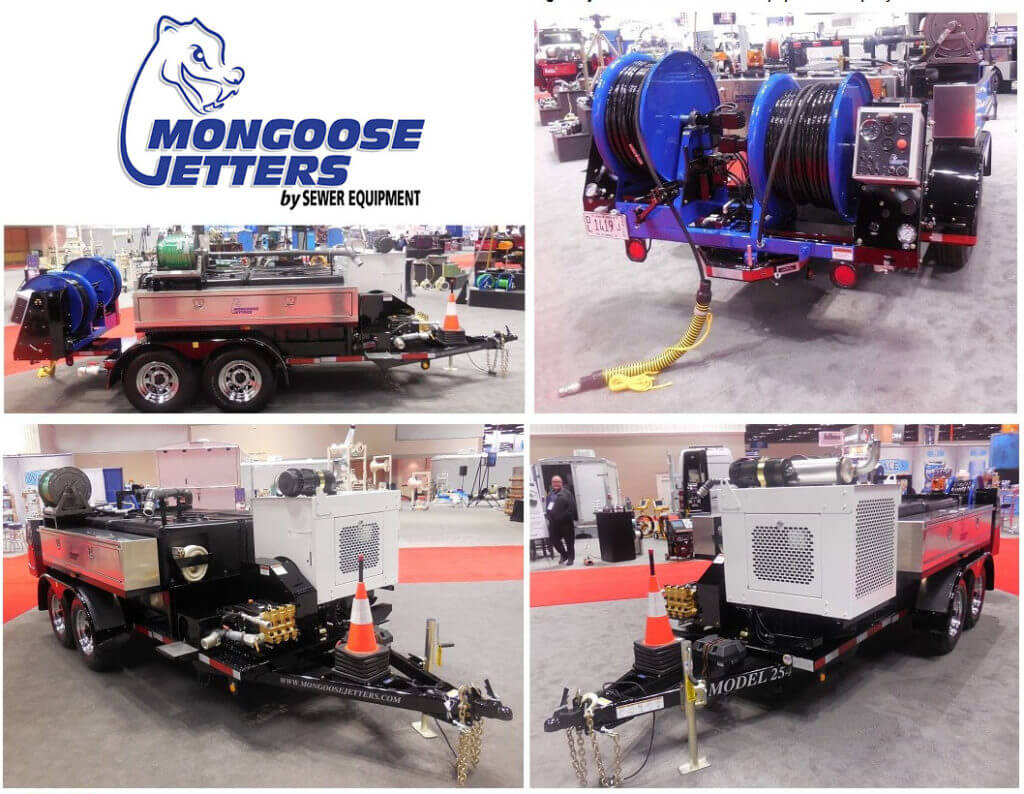 Mongoose Jetters, Model 254XL, Trailer Jetter, 25GPM@4000PSI
