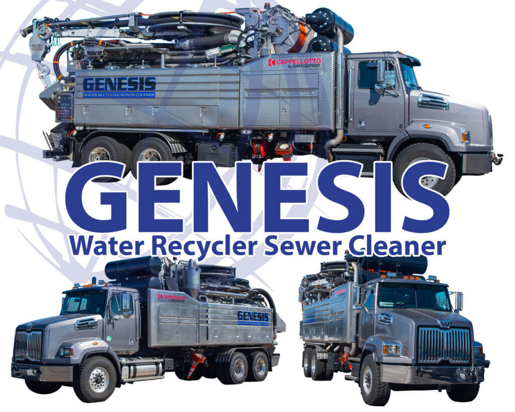 Genesis Water Recycler Sewer Cleaner application photos