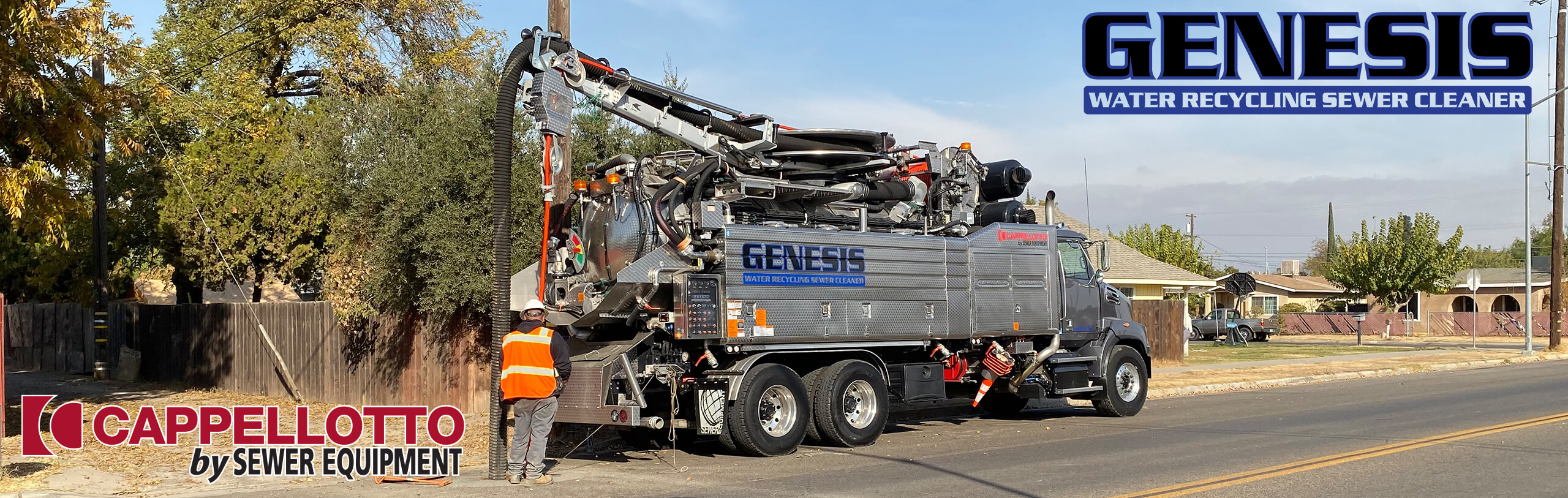 Genesis Water Recycling Sewer Cleaner by Cappellotto