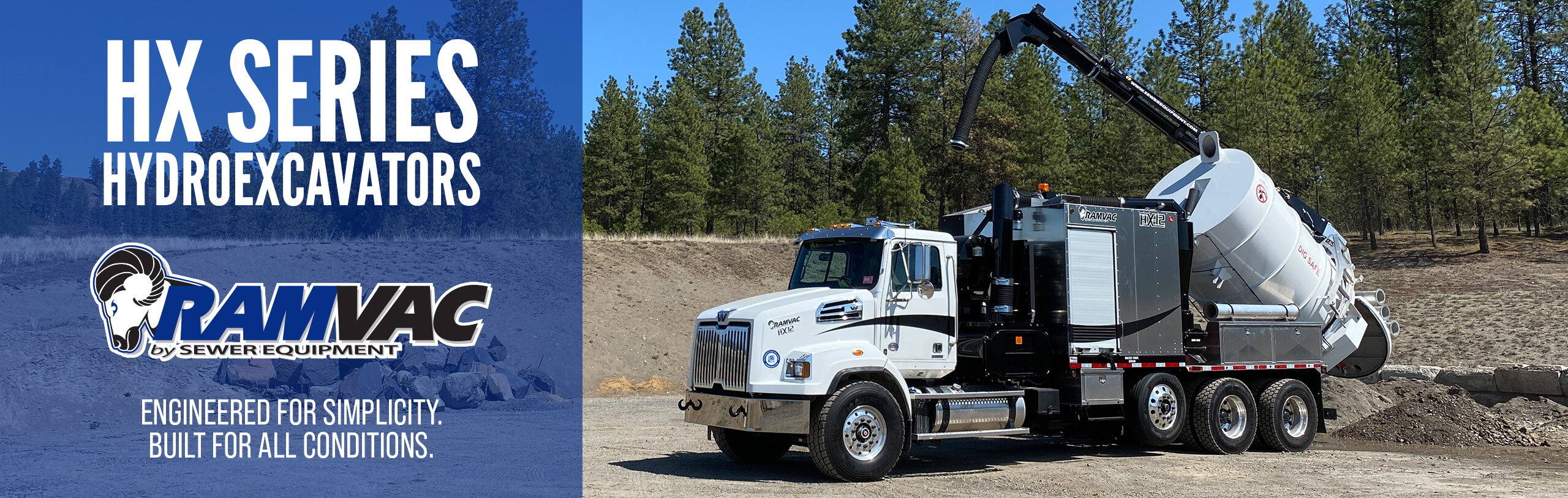 HX Series Hydro Excavator by RAMVAC.