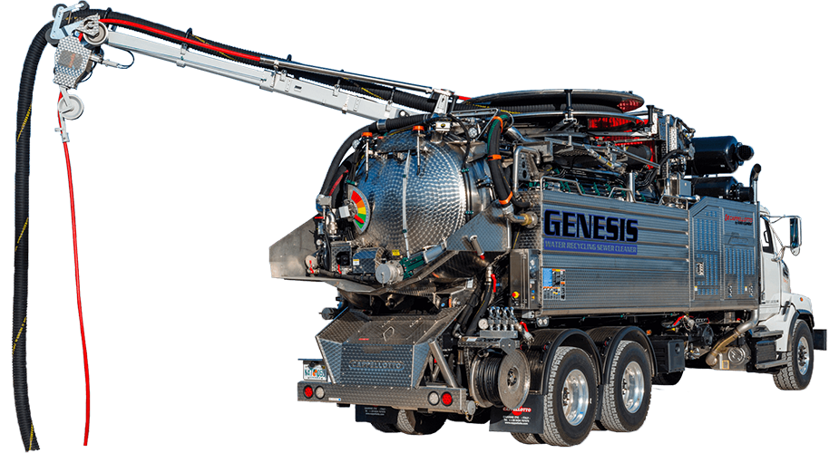 Genesis Water recycling sewer cleaner