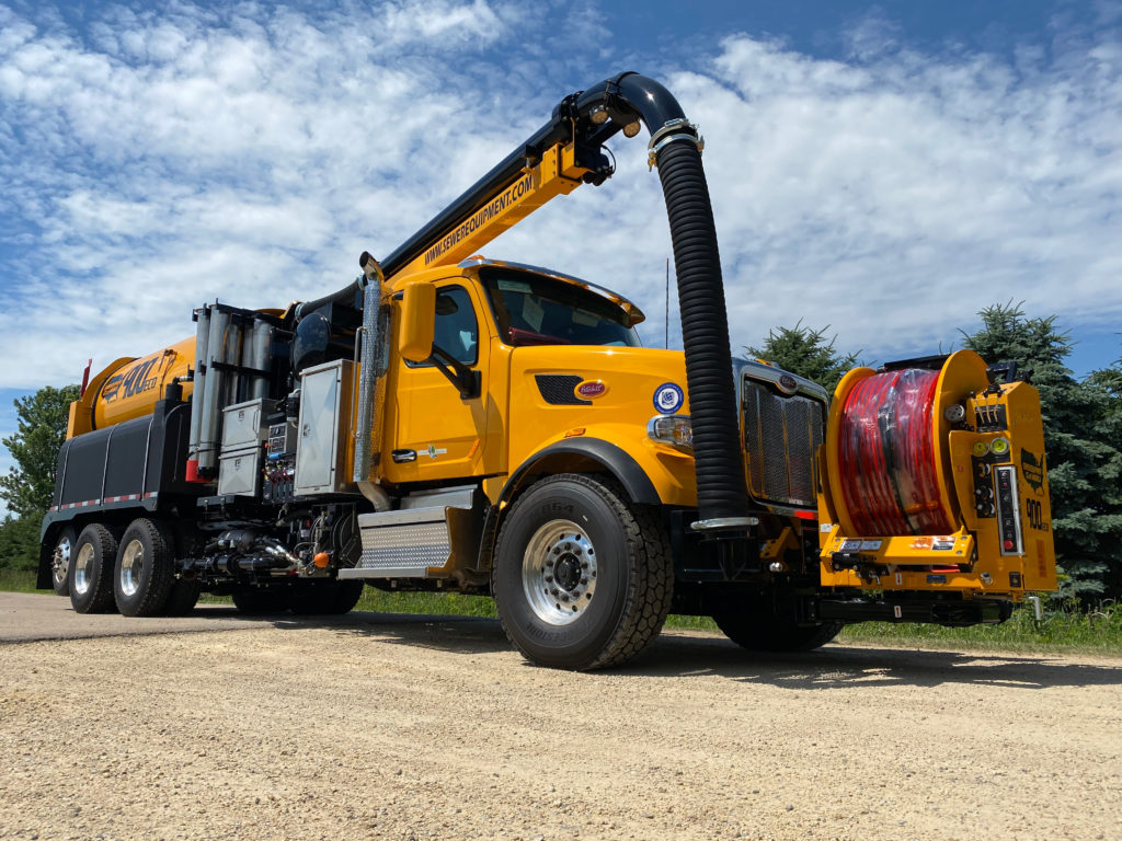 Model 900 Sewer Equipment Yellow and Black