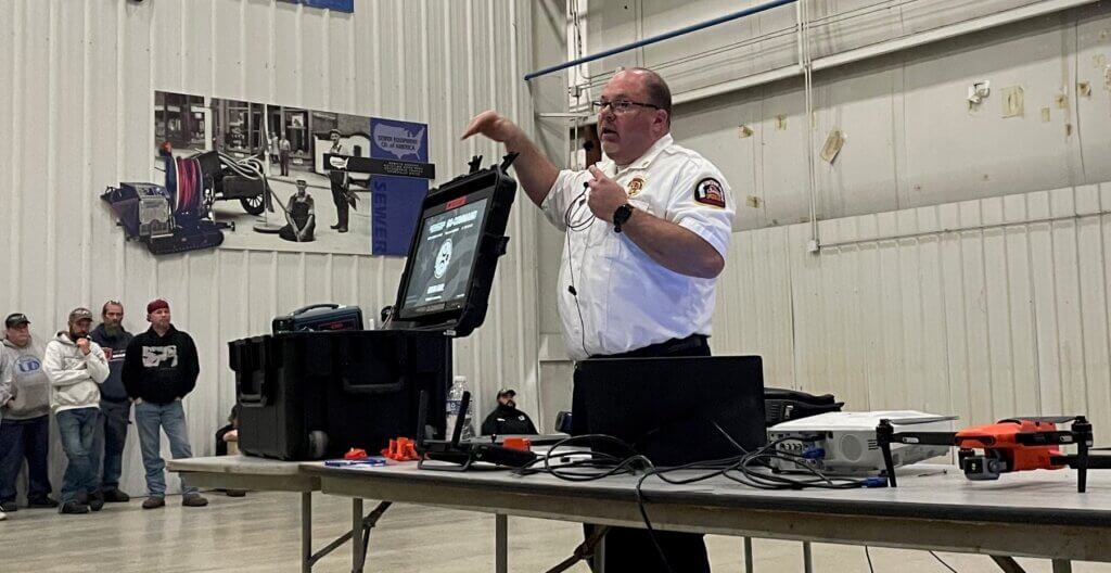 The Dixon Fire Chief. 
